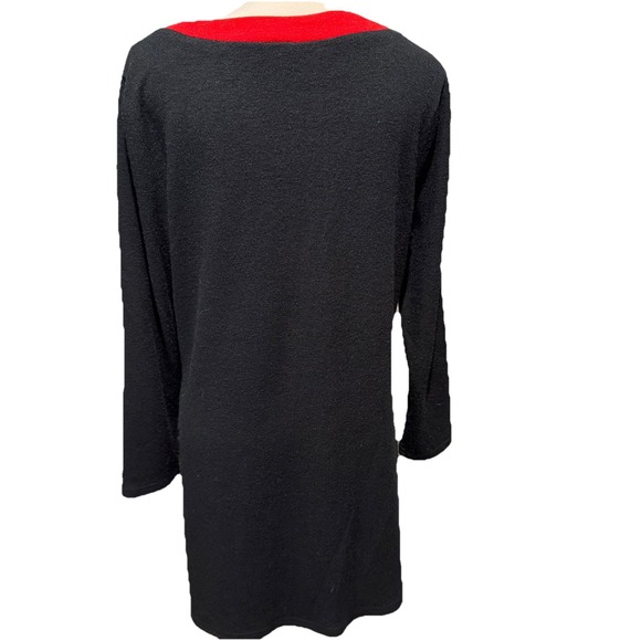 Aryeh Anthropologie Acrylic Knit L/S Tunic Dress Floral Boho Artsy Size XXL - Picture 3 of 8